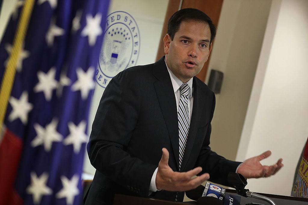 Sen. Marco Rubio (R-FL)  Holds News Conference To Urge Congress To Pass Zika Virus Funding