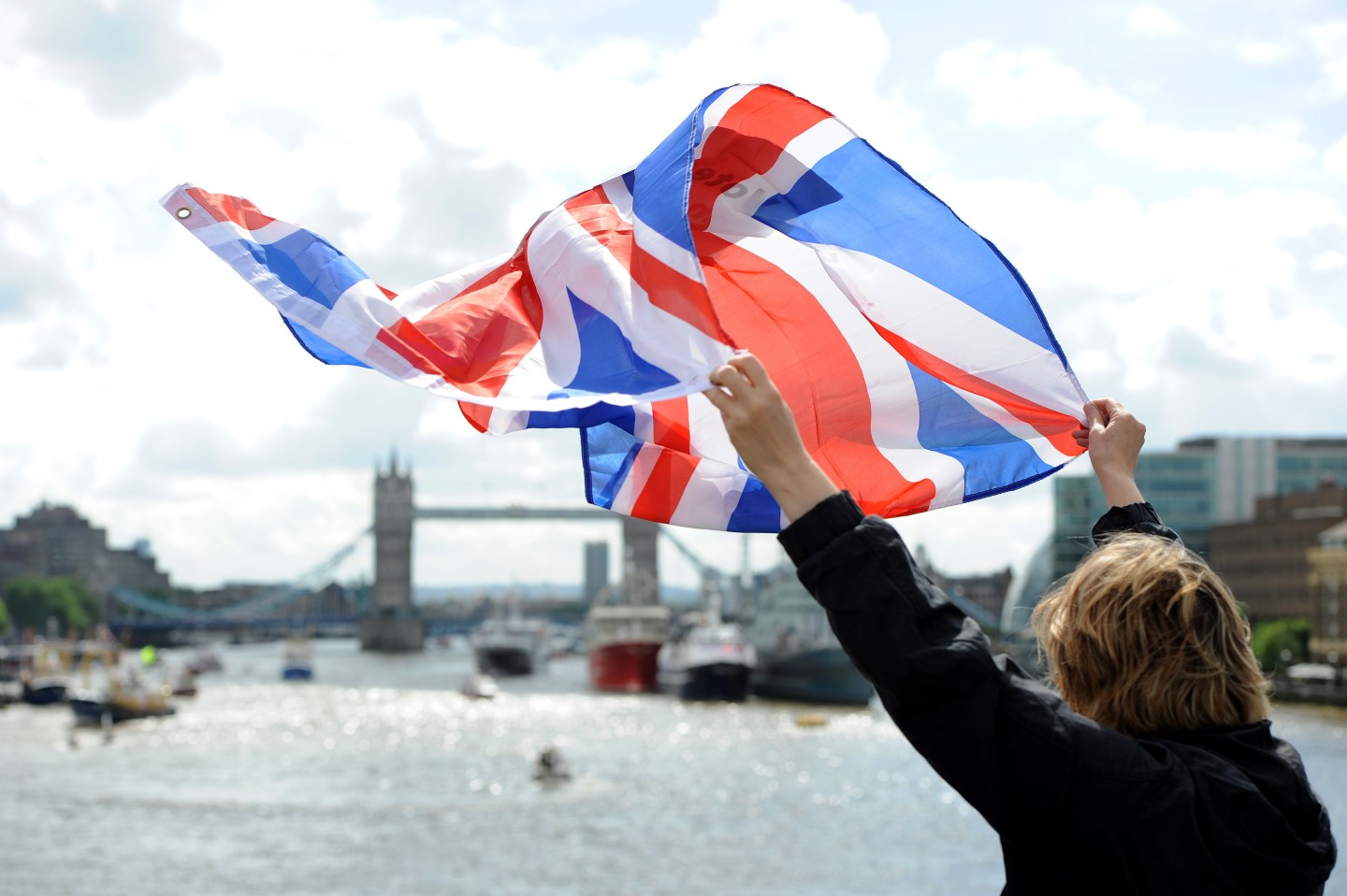 Fishing boat campaigning for Brexit in London