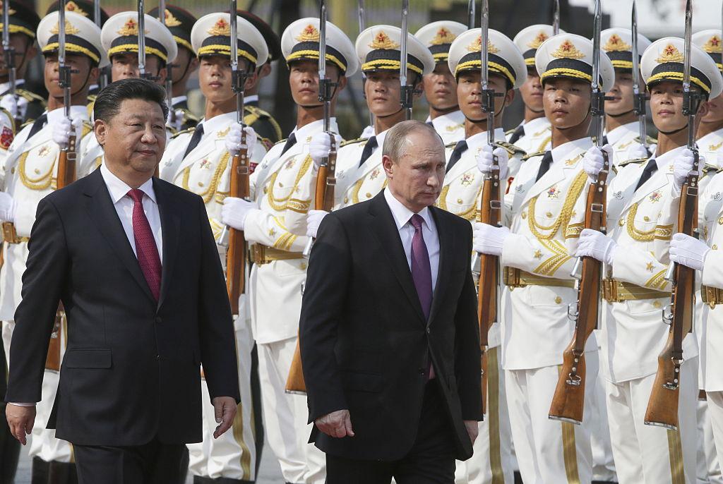CAPTION CORRECTION! Russian President Putin on official visit to China