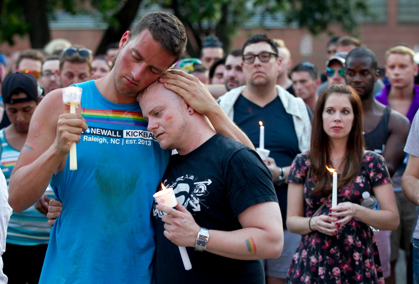 APTOPIX Nightclub Shooting North Carolina Vigil