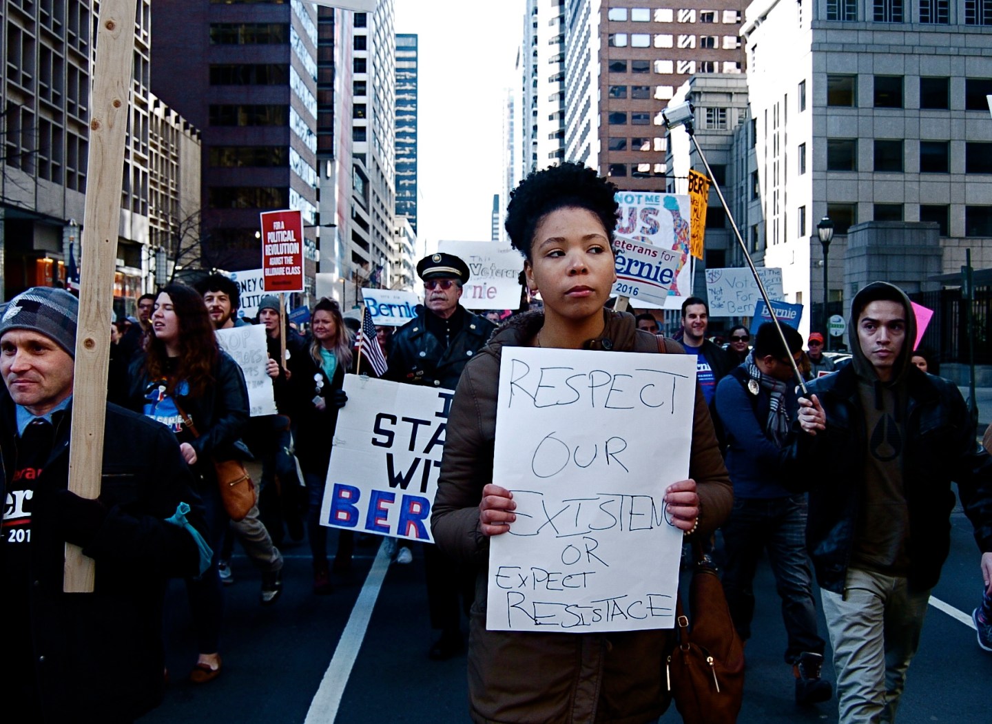 United States: Hundreds March in Philly to Support Bernie Sanders