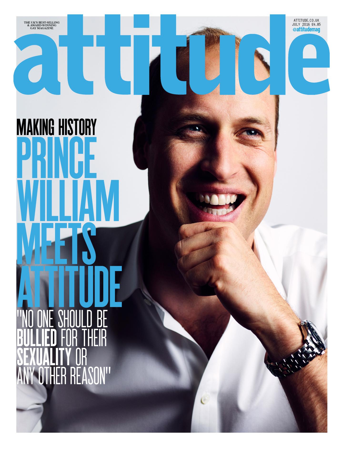 Prince William Is the First Royal to Be on the Cover of an LGBT Magazine