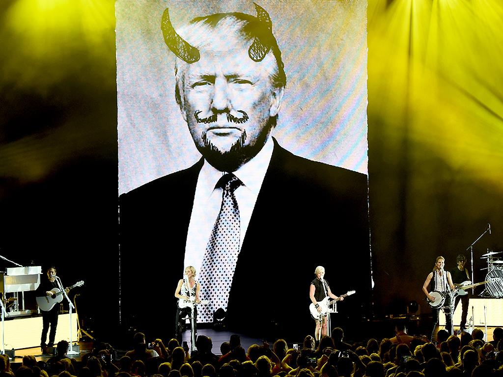 The Dixie Chicks Mock Donald Trump in Concert