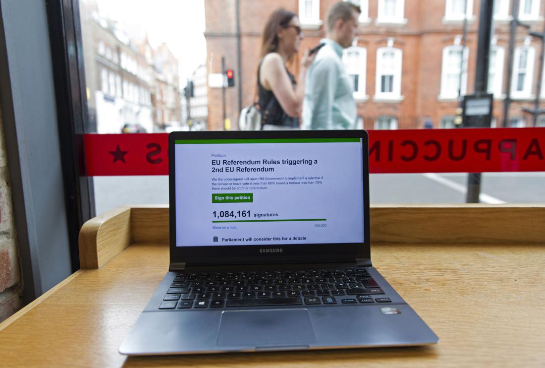 BRITAIN-EU-POLITICS-BREXIT-PETITION