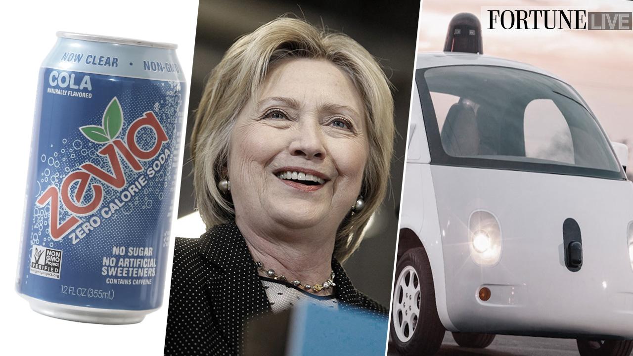 Fortune Live for June 23, 2016: Autonomous Cars, Zevia, and Hillary Clinton