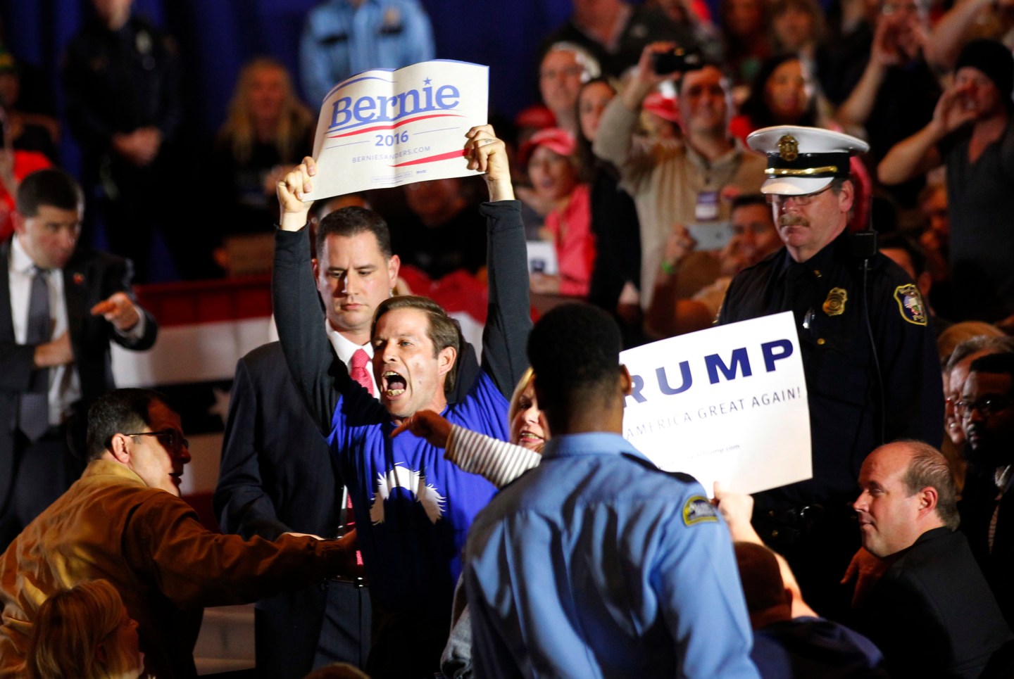 Donald Trump Holds Campaign Rally in Cincinnati Ahead Of Ohio Primary