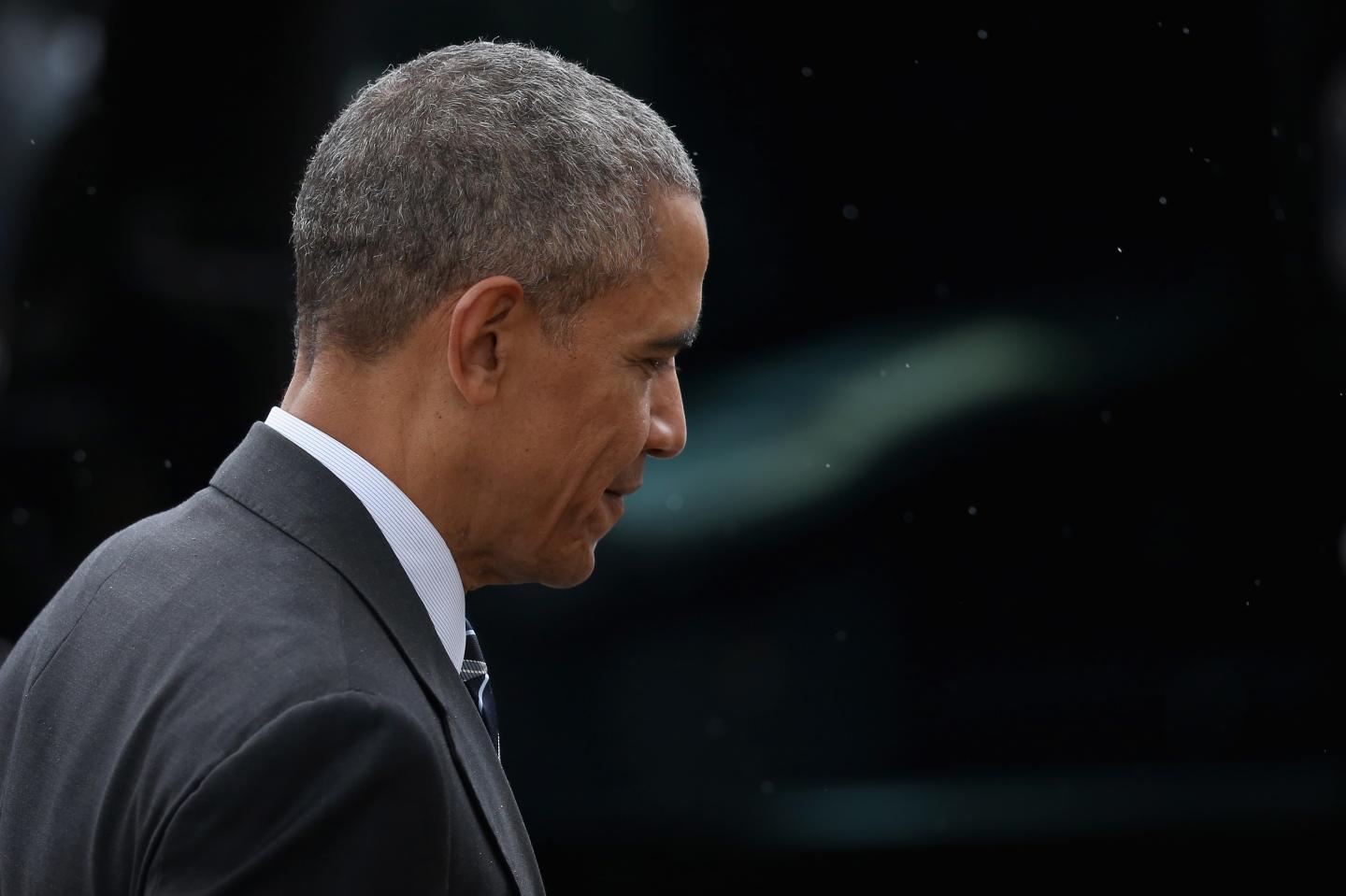 President Obama And The First Lady Depart The UK