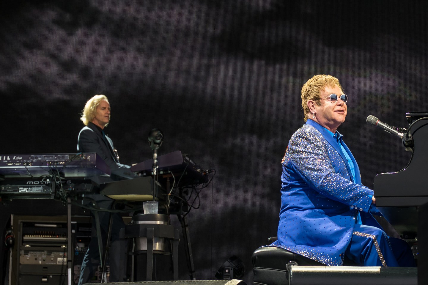 Elton John Performs At Lincoln County Show Grounds