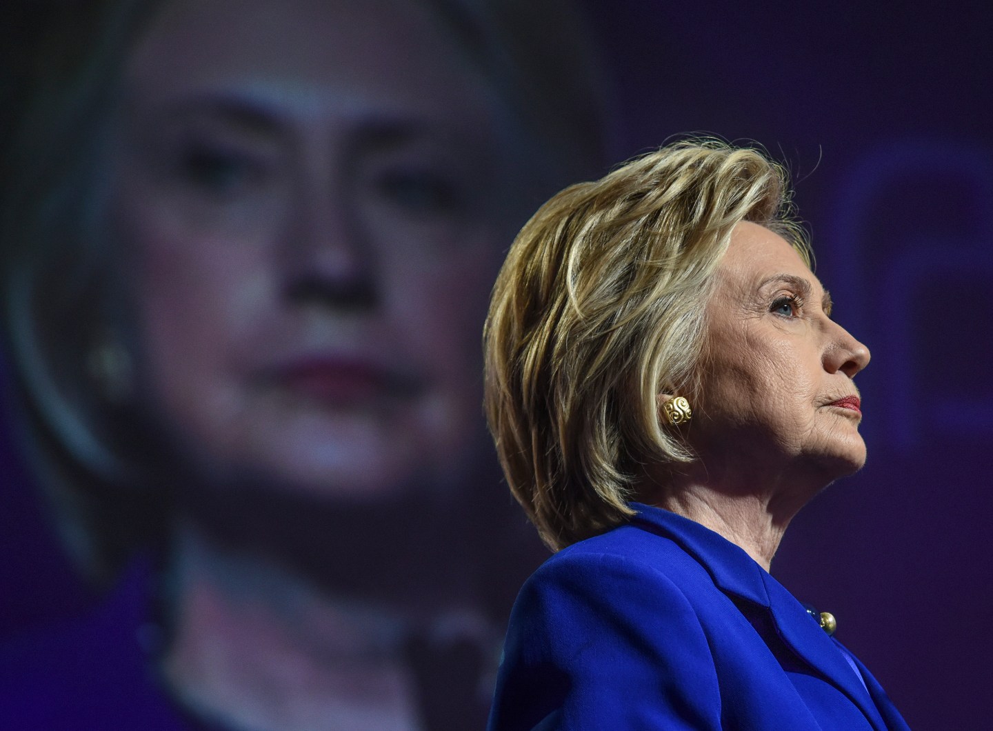 Presidential candidate Hillary Clinton speaks to members of the Planned Parenthood Action Fund, in Washington, DC.