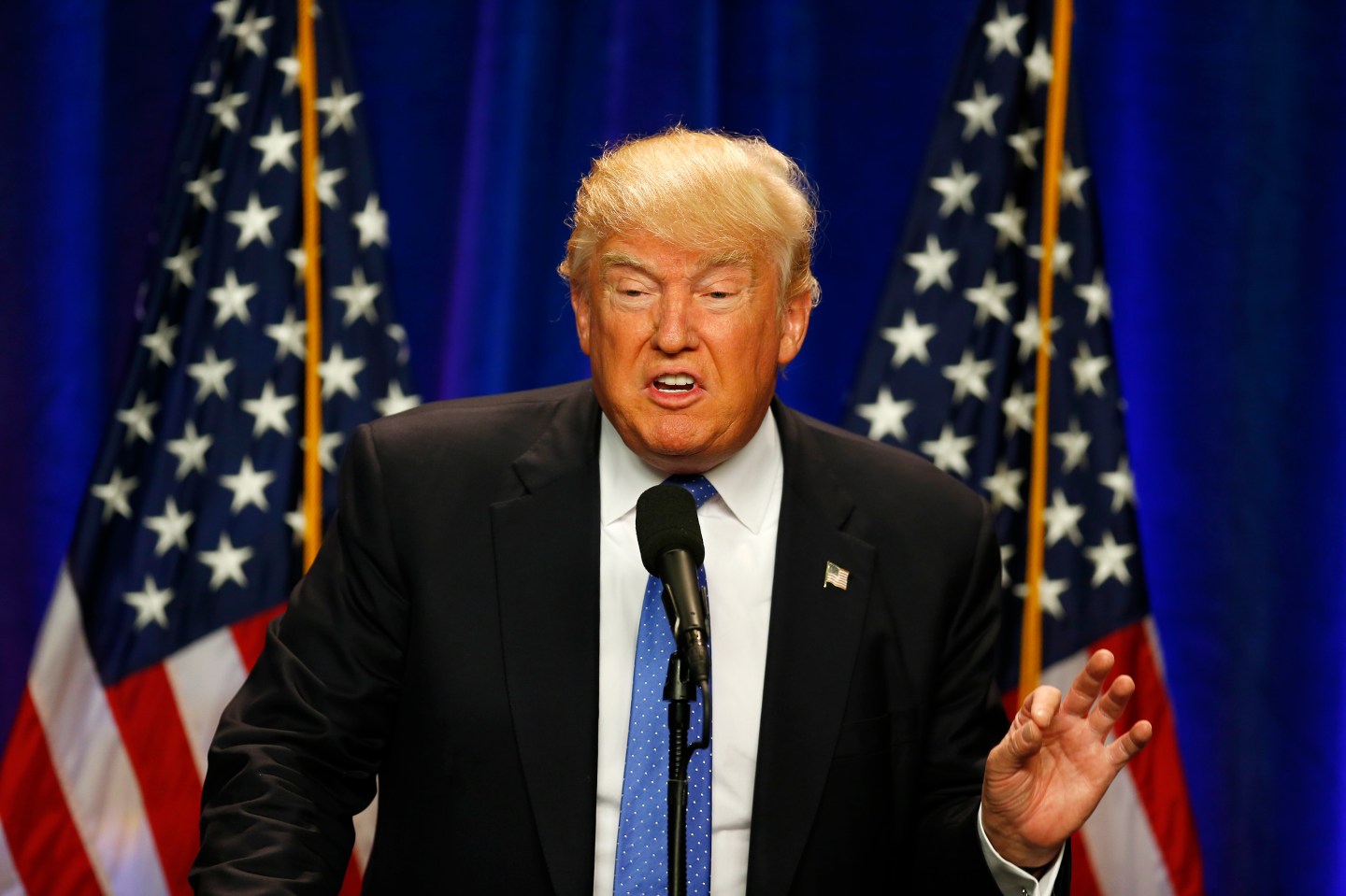 Donald Trump Event At St. Anslem College In Manchester, NH