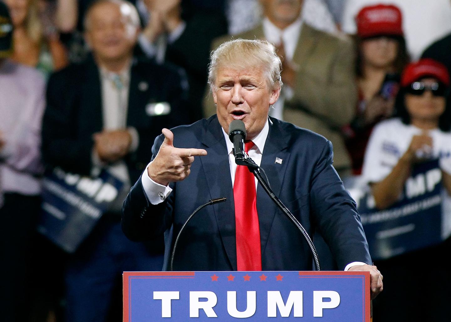 Donald Trump Holds Campaign Rally In Phoenix, Arizona