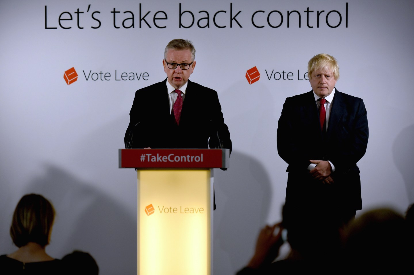 Boris Johnson And Michael Gove Address The Nation After EU Referendum Victory