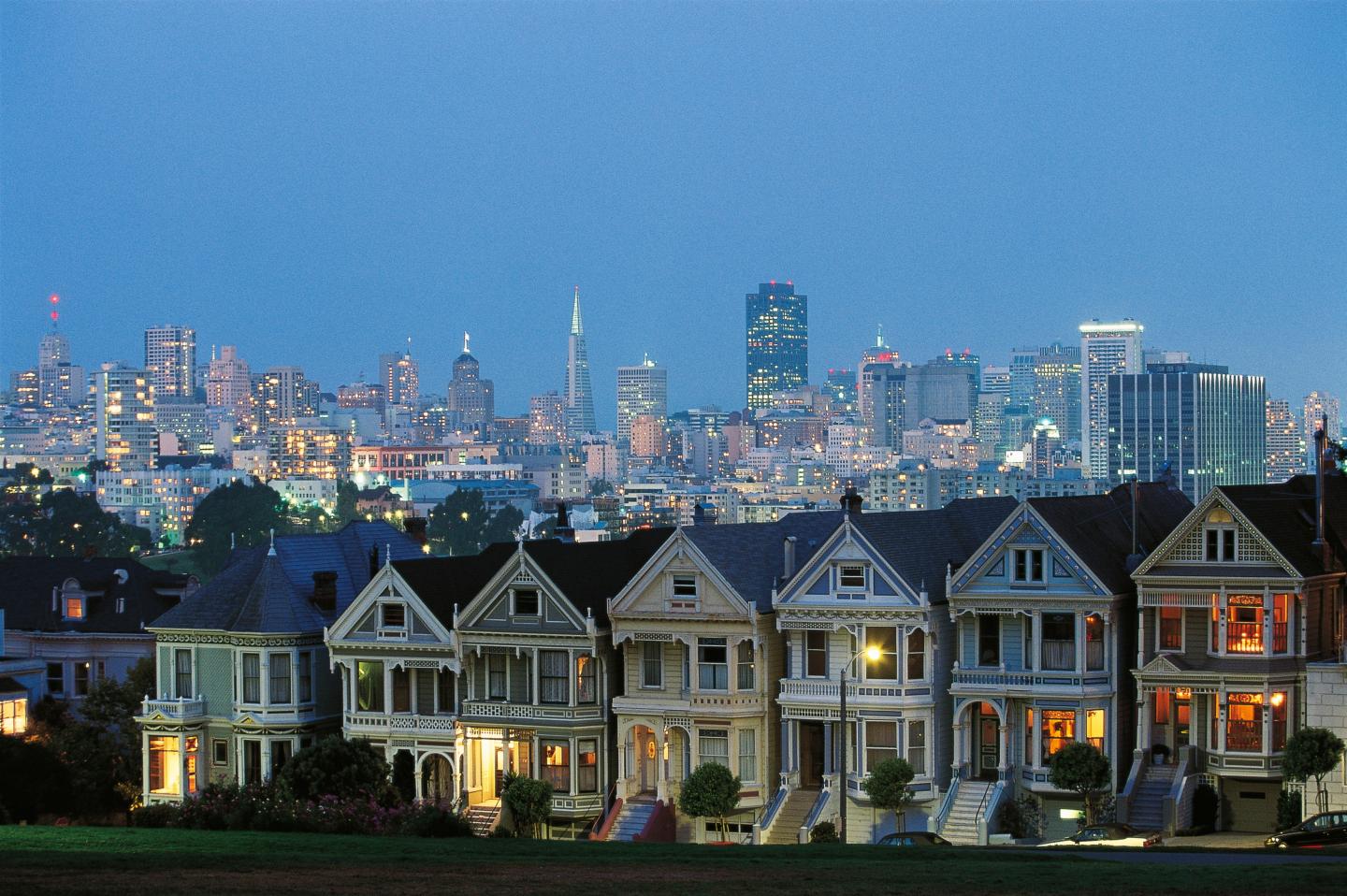 The Painted Ladies, houses, San Francisco