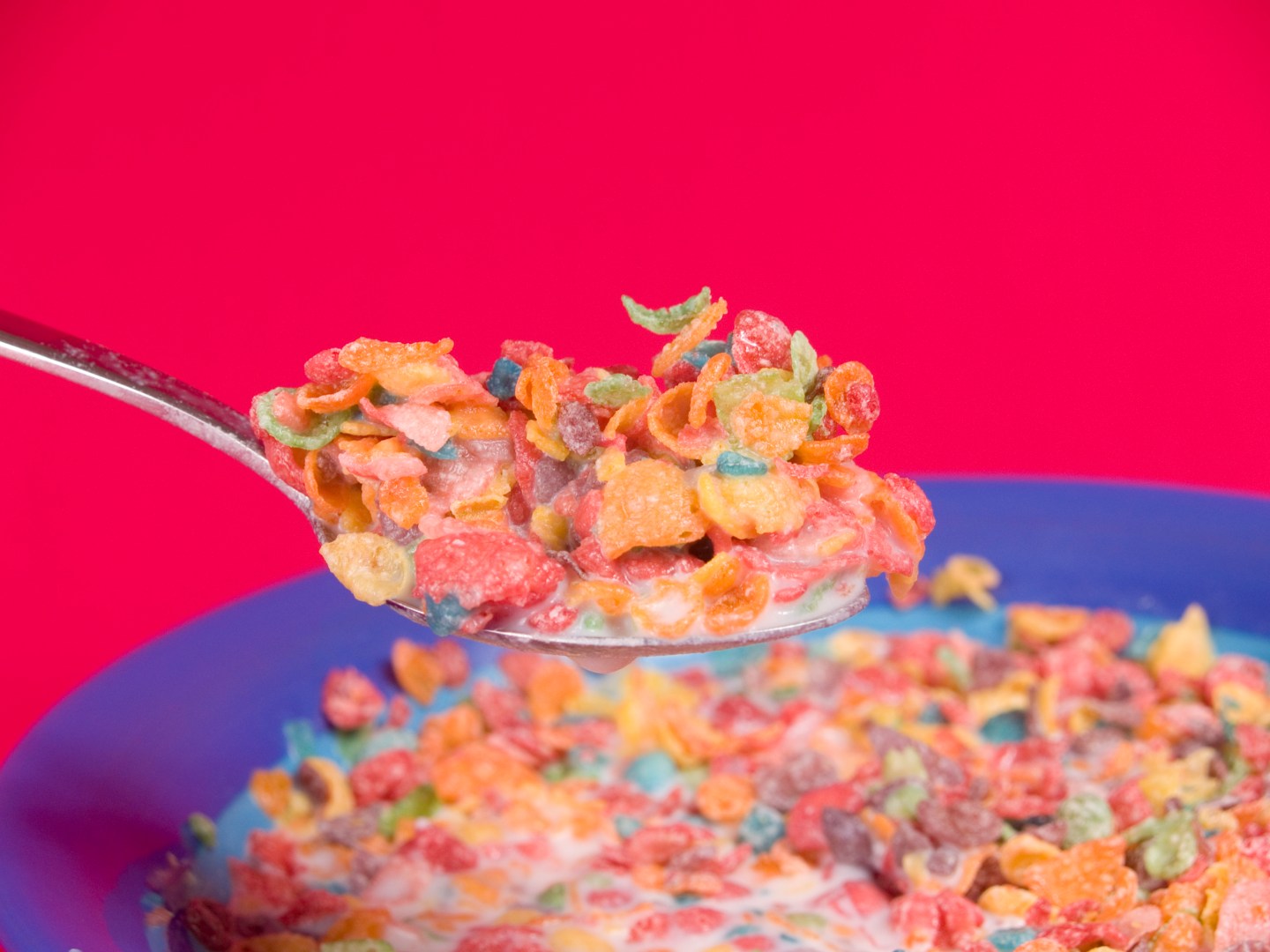 Delicous Bite of Fruity Cereal