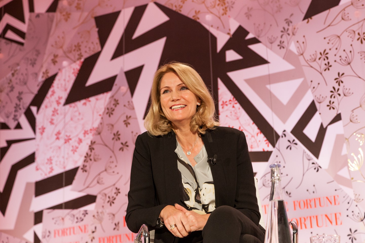 Denmark&#8217;s former Prime Minister Helle Thorning-Schmidt addresses Fortune&#8217; Most Powerful Women Summit in London.