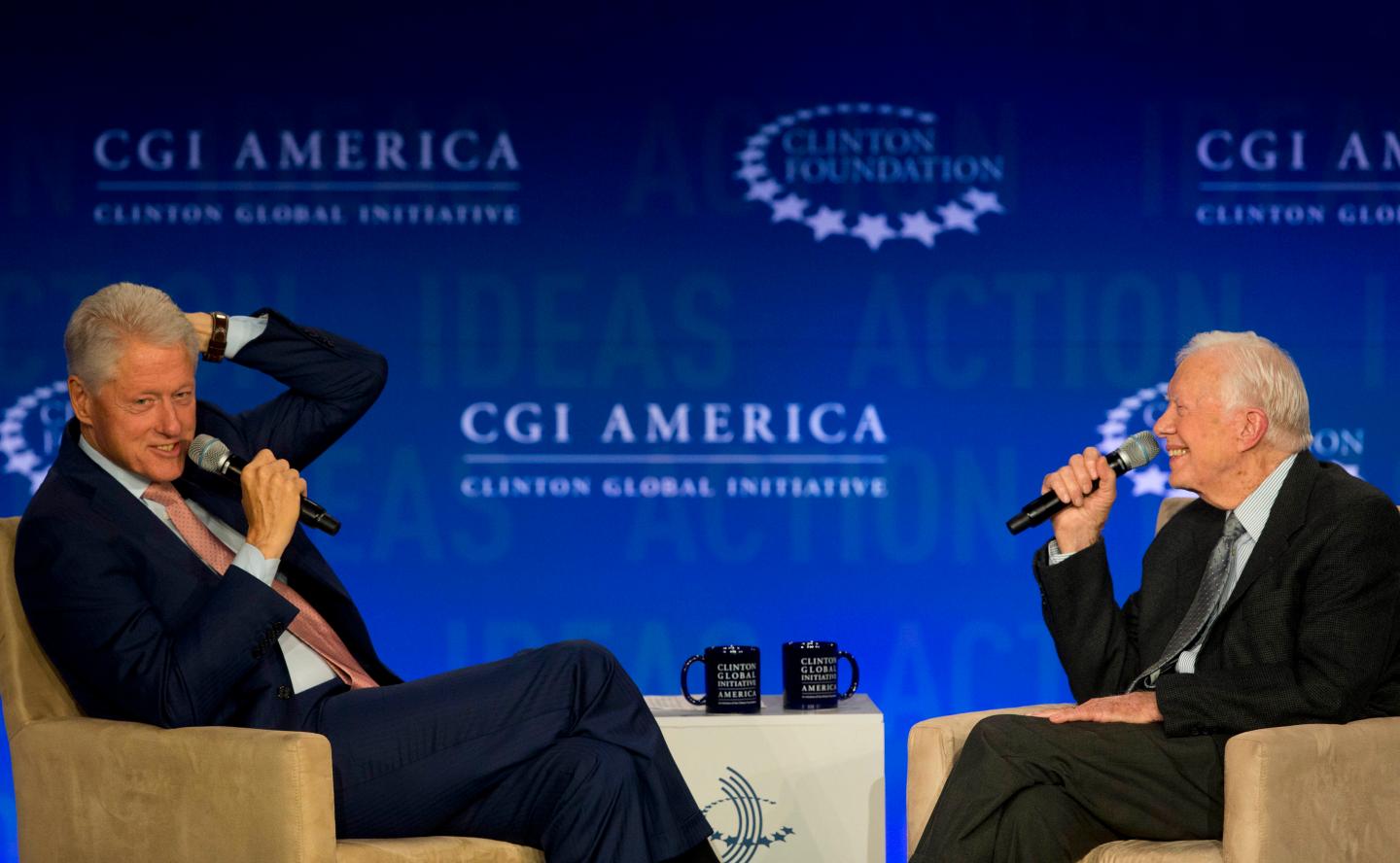 Bill Clinton, Jimmy Carter