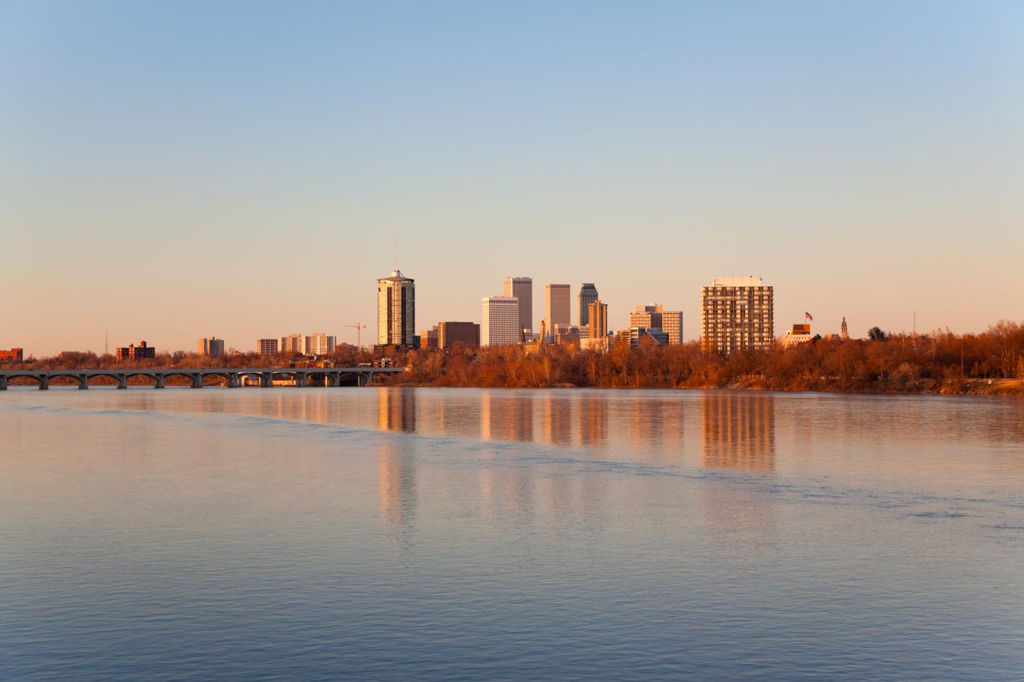 Tulsa Skyline at Sunset