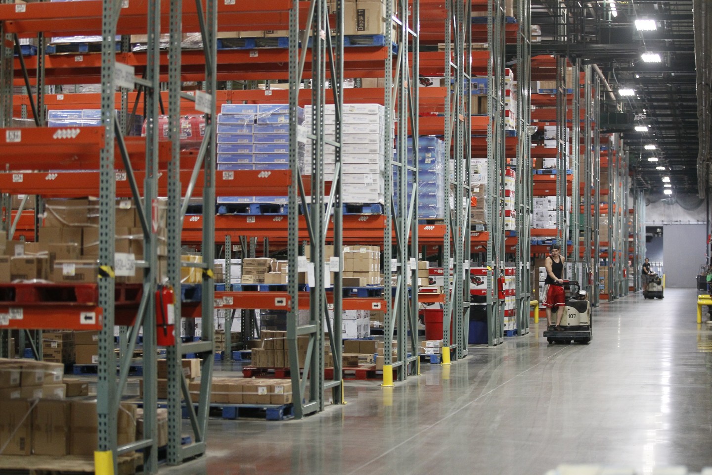 A Wal-Mart Stores Inc company distribution center in Bentonville