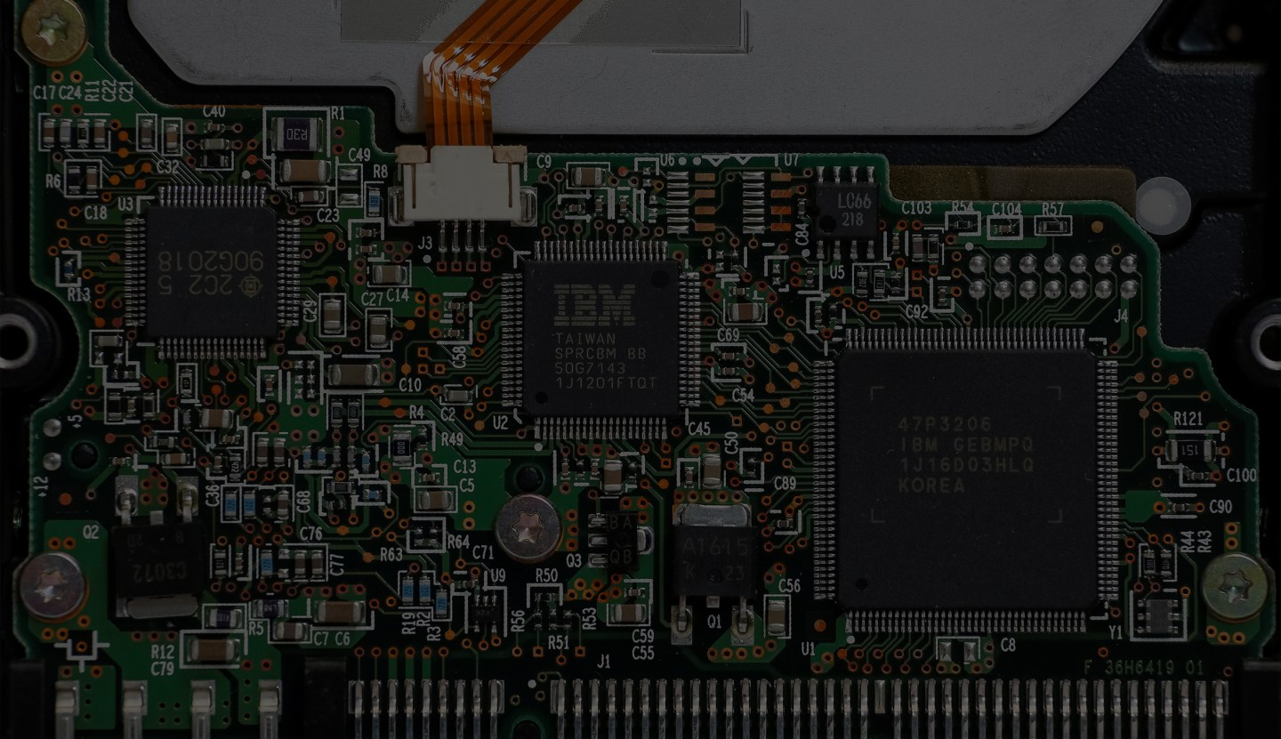 An IBM chips are seen in Kiev