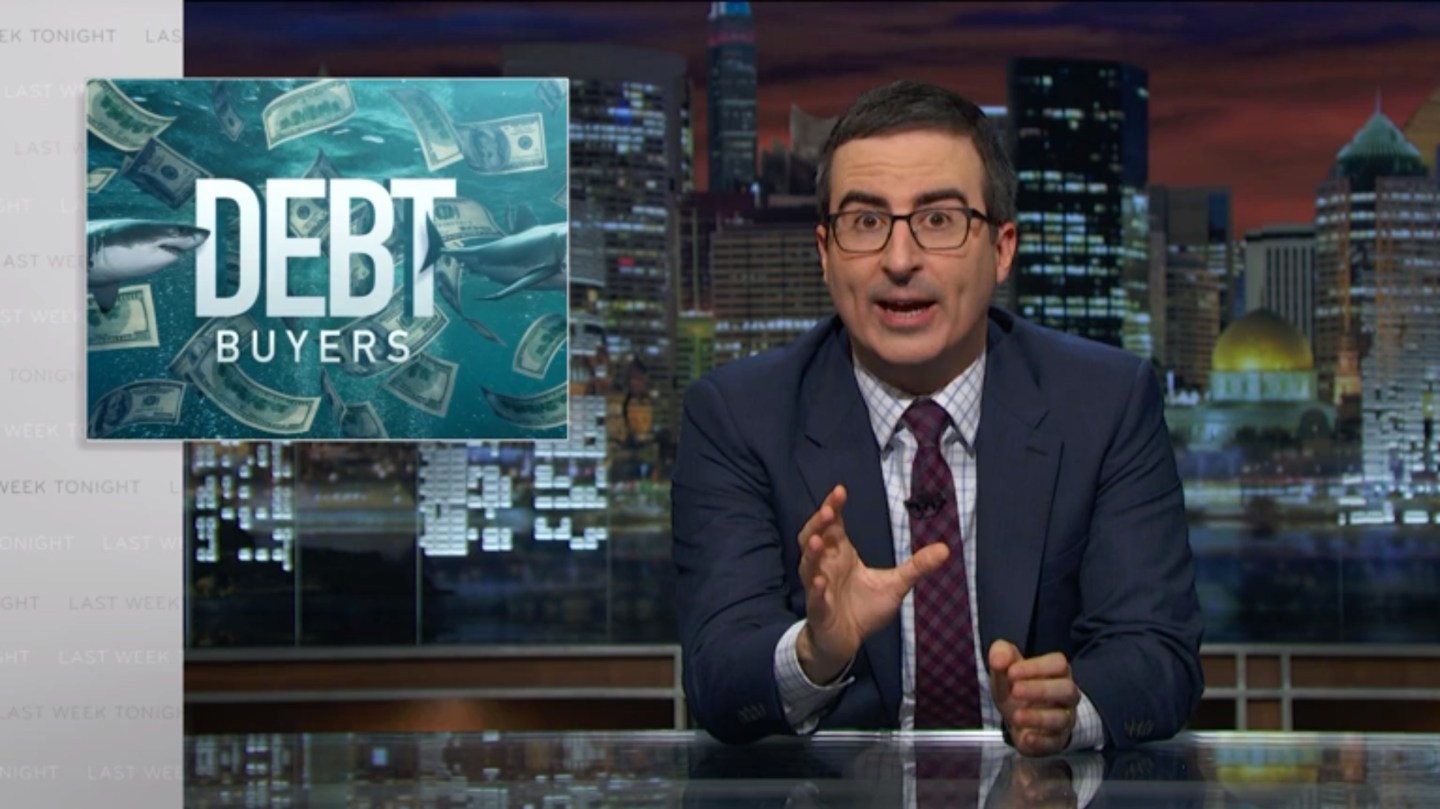 John Oliver Buys $15 Million in Debt–Then Forgives It