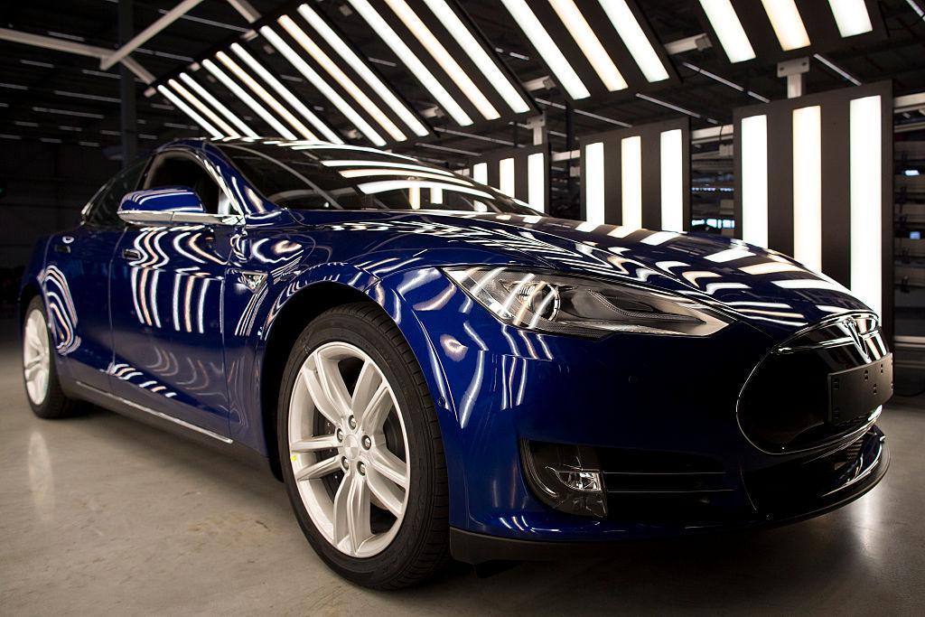 Assembly Of Tesla Model S Electric Automobiles At A Tesla Motors Inc. Factory