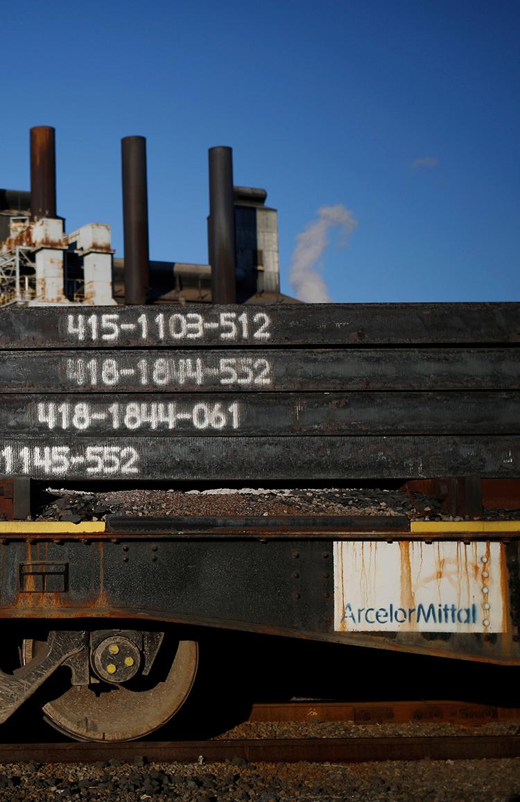 Views Of The ArcelorMittal Steel Mill As More Steel Pain Coming To The U.S.