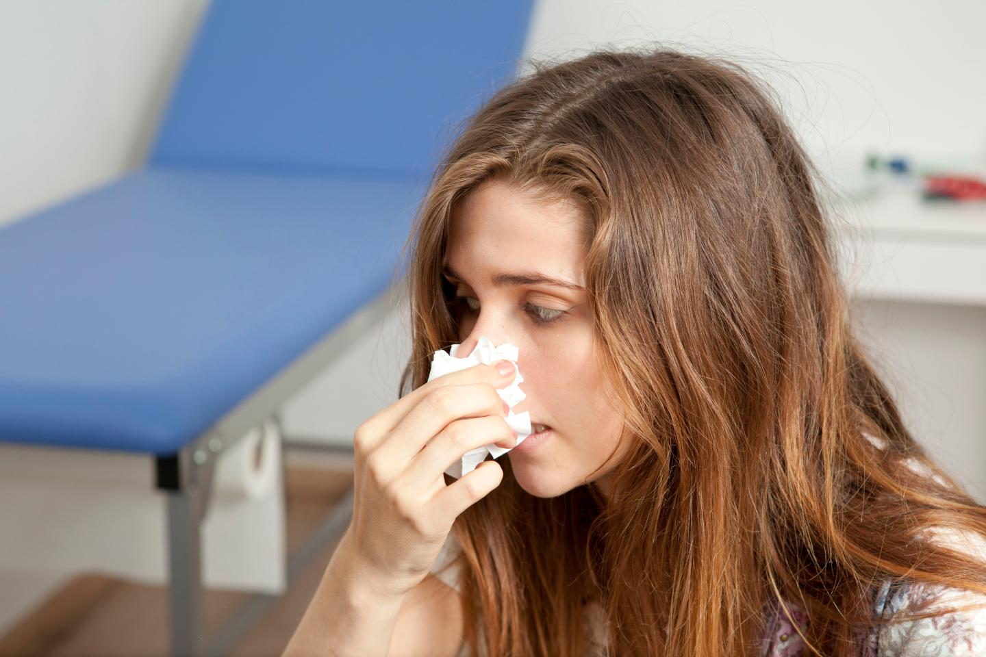 Rhinitis Woman
