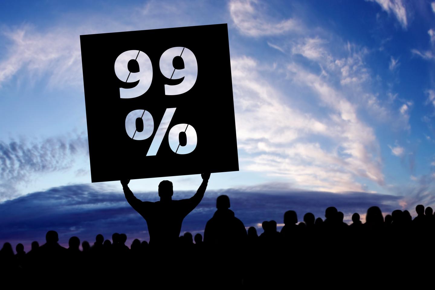 XXXL occupy movement protestors