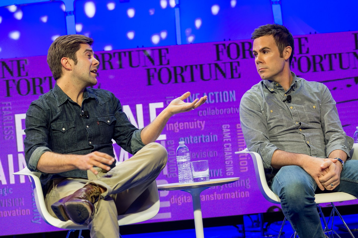 Christopher Cantwell and Christopher Rogers, co-creators of AMC’s Halt and Catch Fire, at Fortune Brainstorm Tech 2016