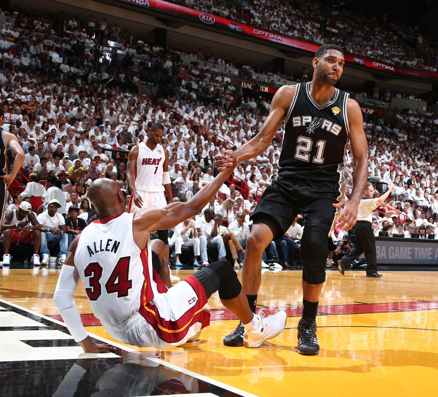 San Antonio Spurs v Miami Heat - Game Four