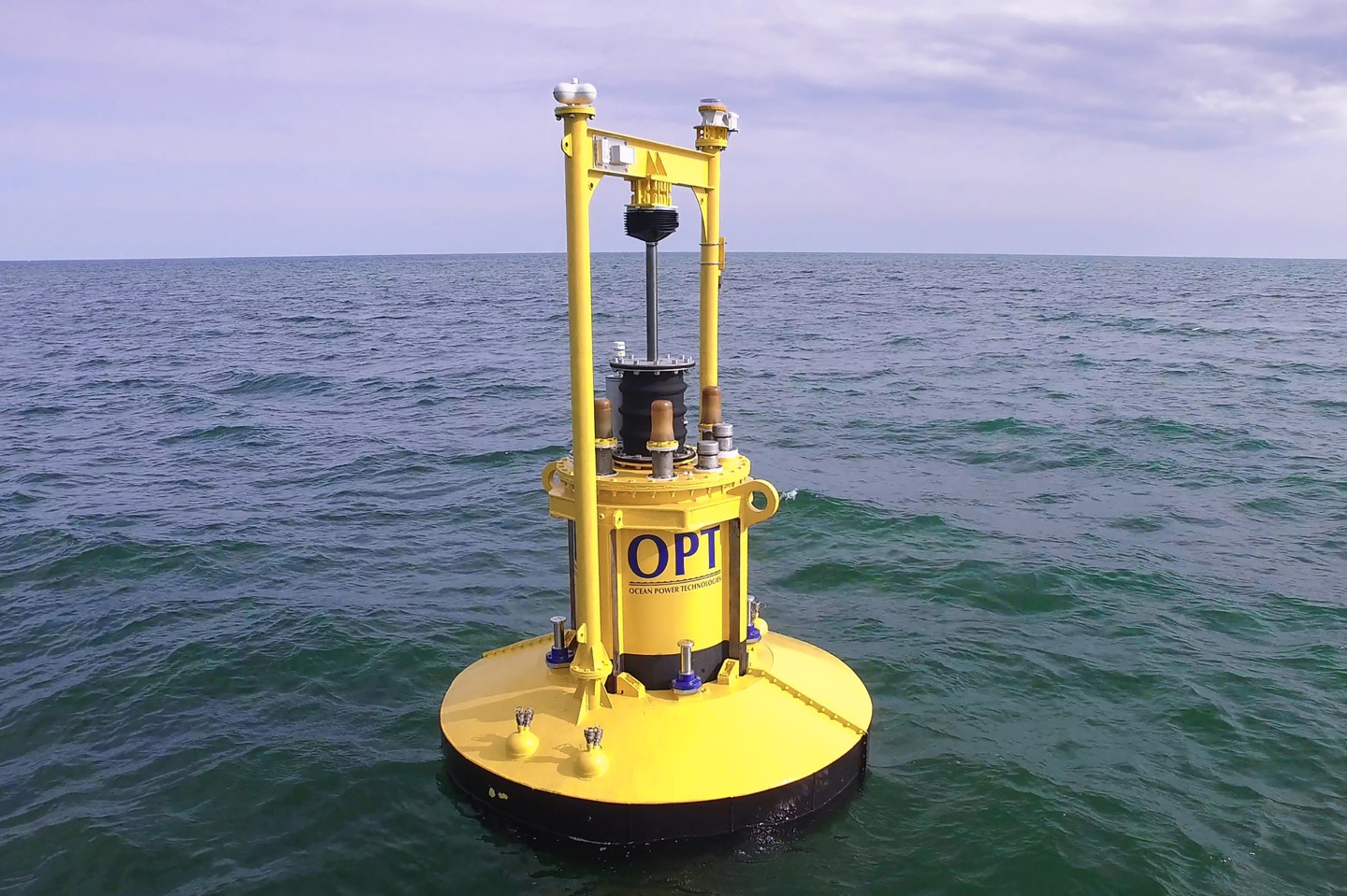 power-generating ocean buoy