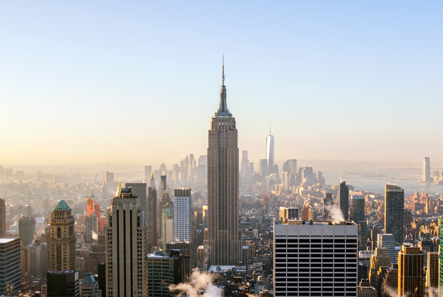 The cityscape of New York City / Manhattan Skyline