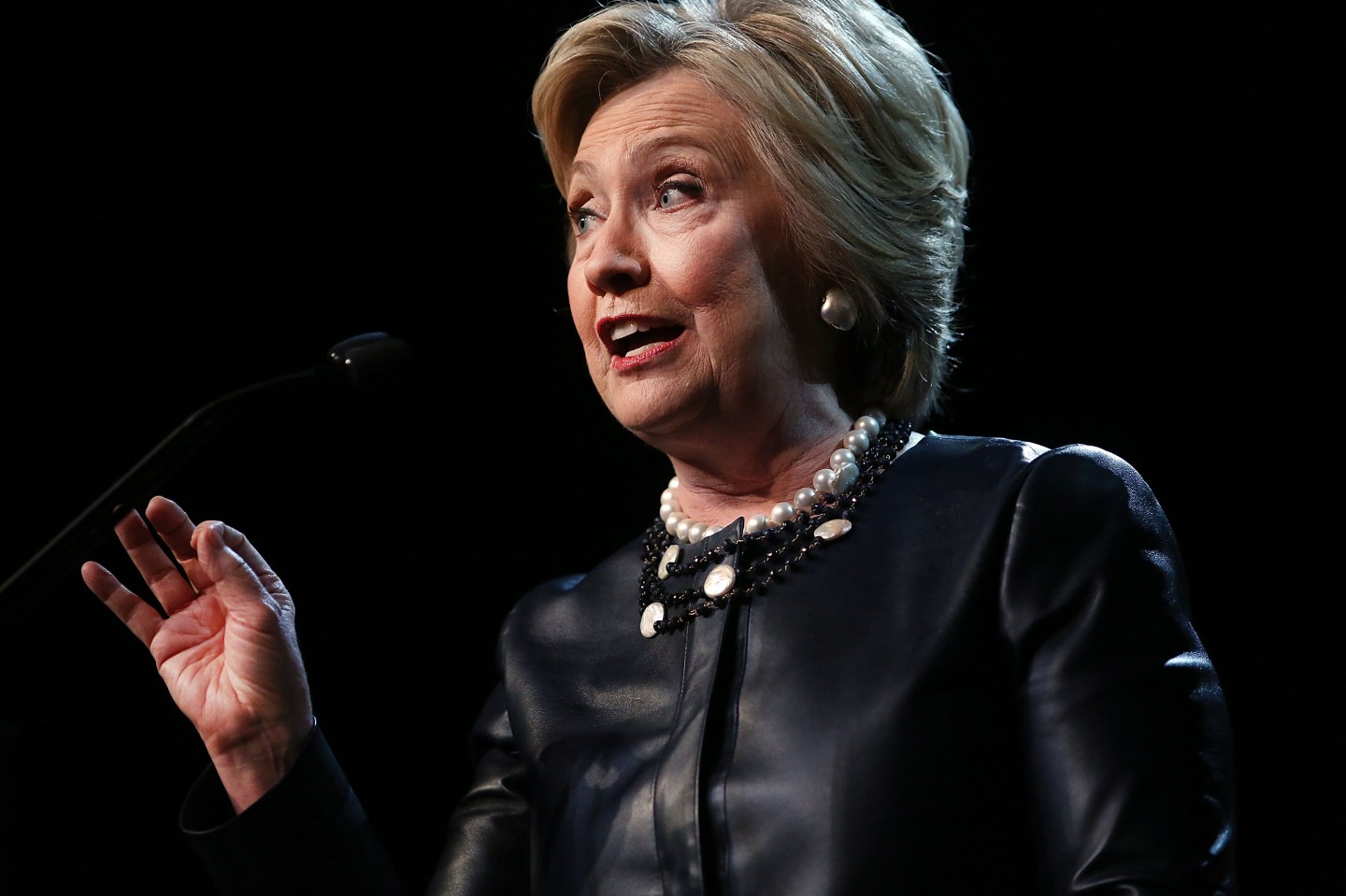 Hillary Clinton Holds Campaign Event At New York City's Apollo Theater