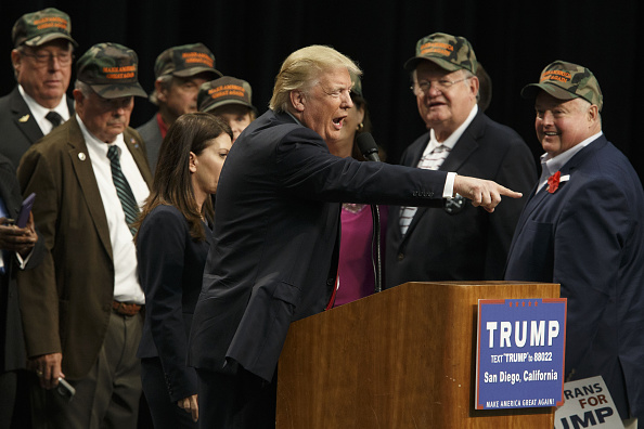 Presumptive Republican Presidential Nominee Donald Trump Holds California Campaign Rally