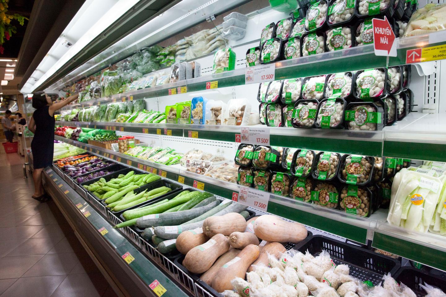 Shoppers at Lotte super market, July 2, 2015. Vietnam is