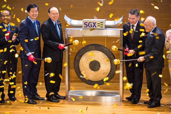 Images From The Singapore Exchange As Top Glove Corp. Lists