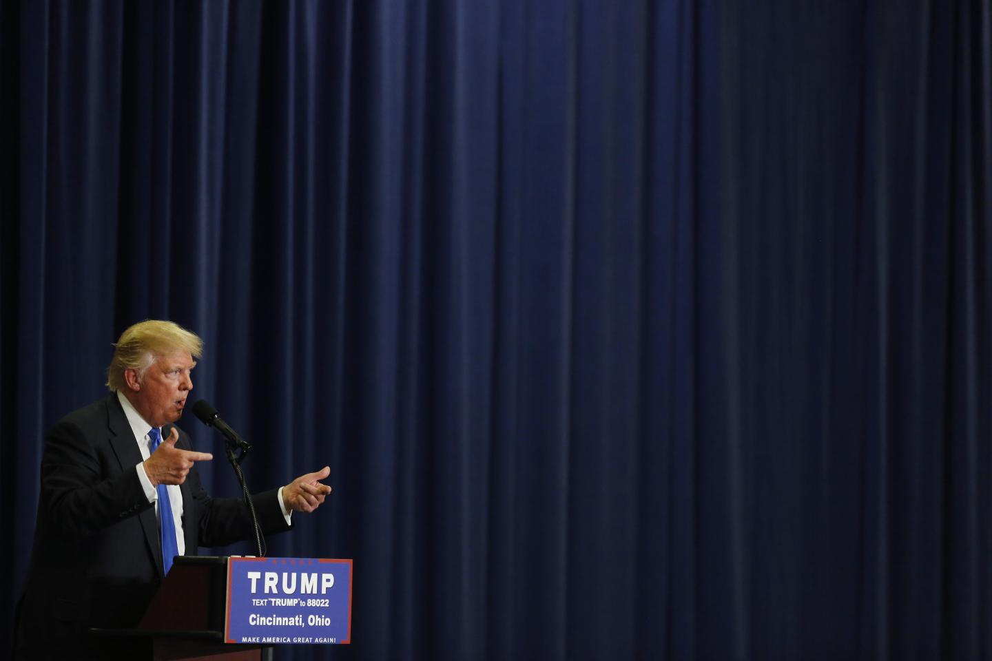 Presumptive Republican Presidential Nominee Donald Trump Holds Cincinnati Campaign Rally