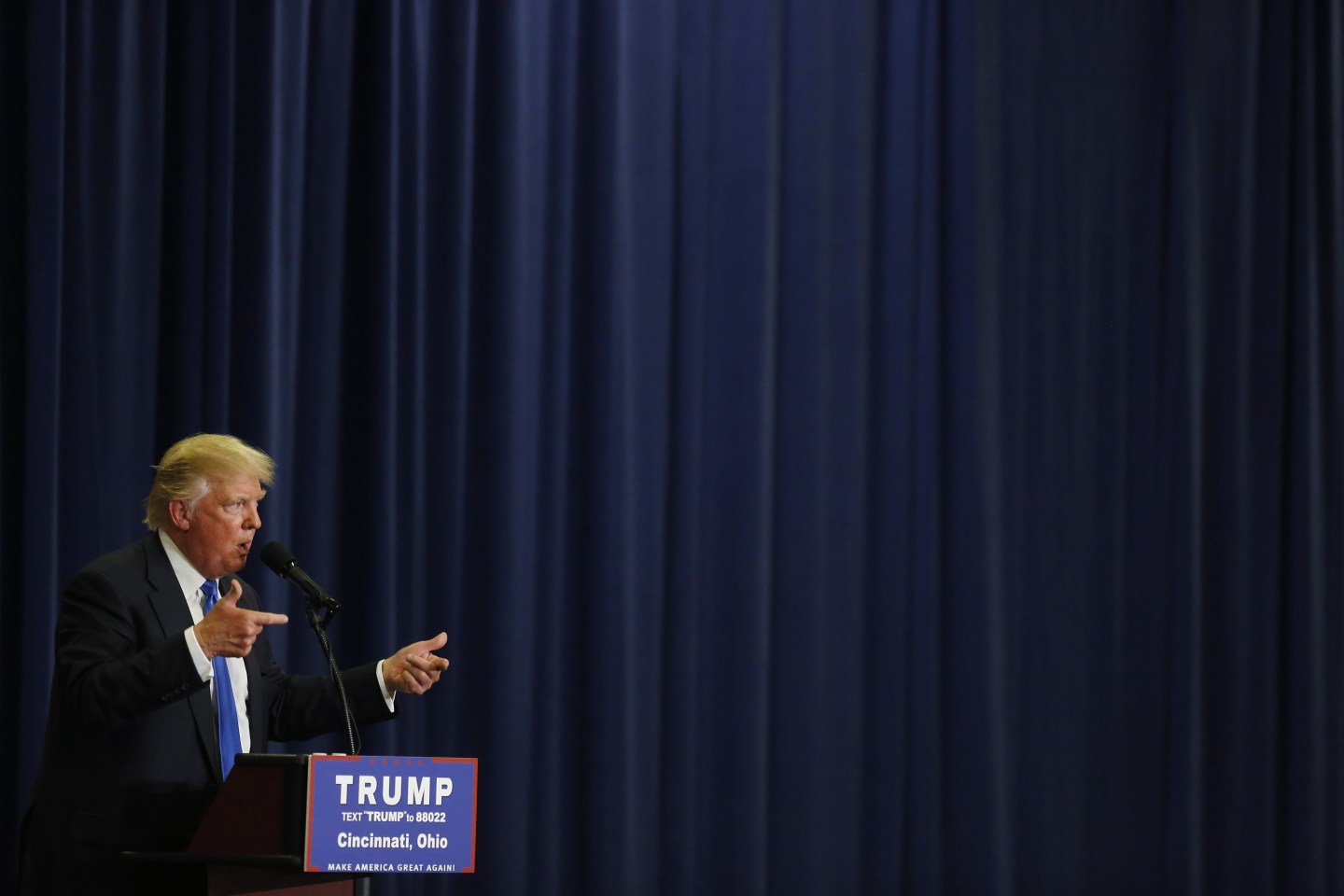 Presumptive Republican Presidential Nominee Donald Trump Holds Cincinnati Campaign Rally