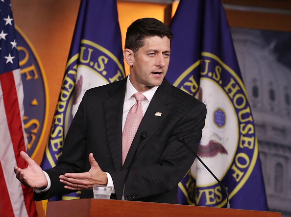 Donald Trump Meets With Congressional Republicans In Washington DC