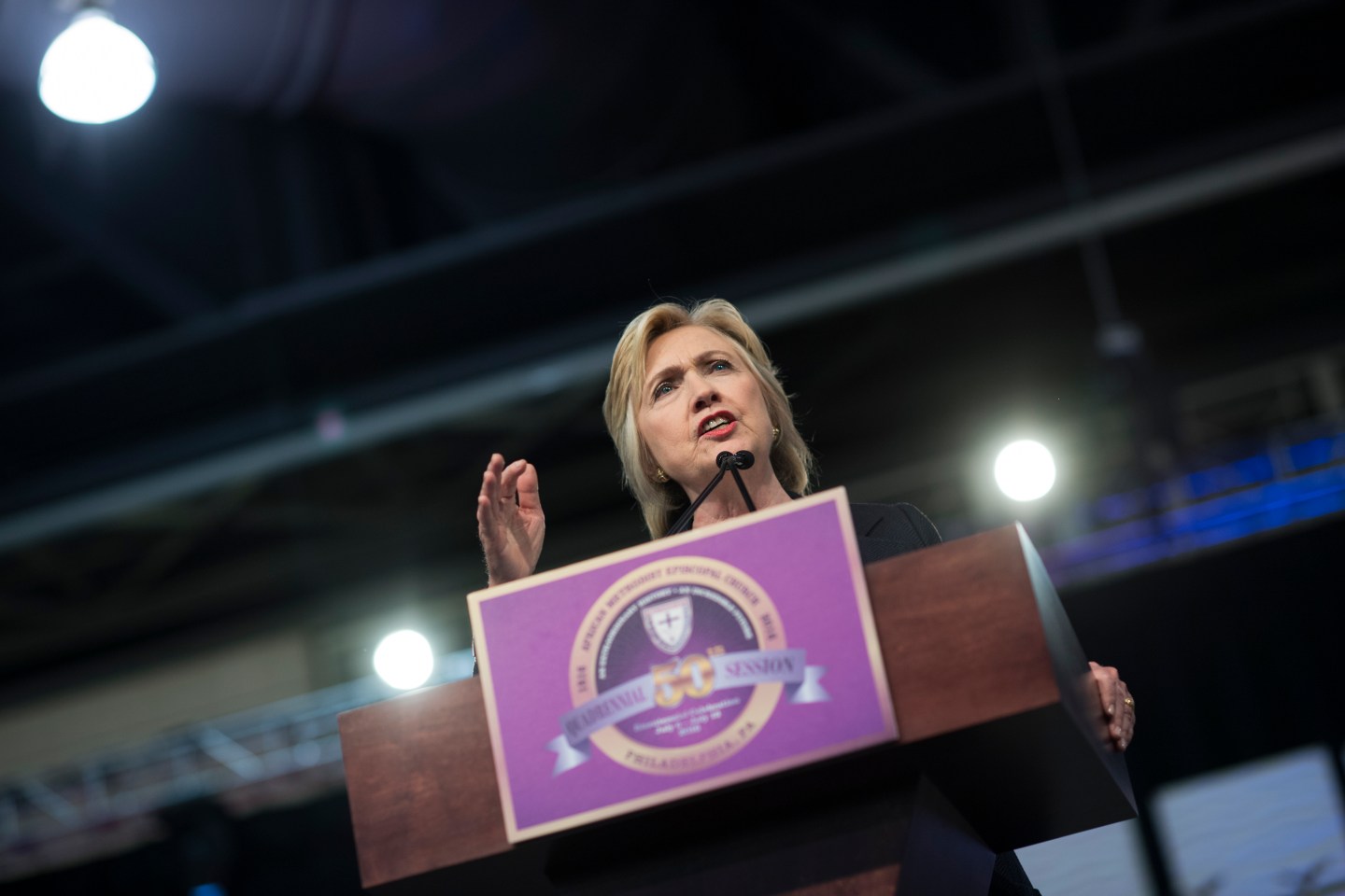 Hillary Clinton at AME