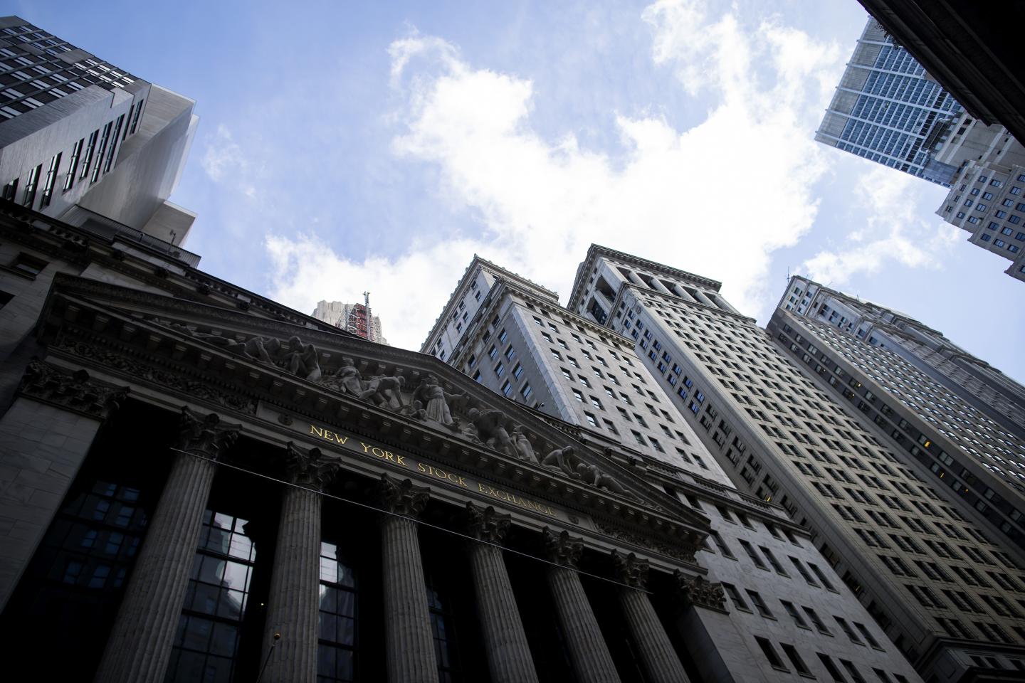 Trading On The Floor Of The NYSE As U.S. Shares Rise With Dollar While Treasuries Fall From Record
