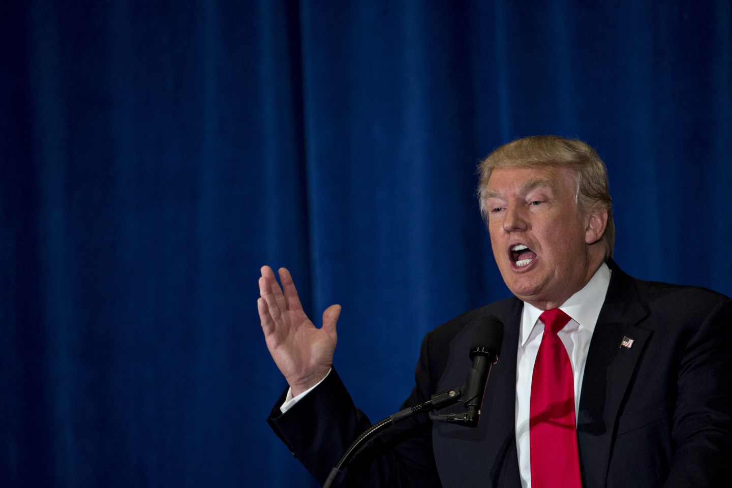 Presumptive Republican Presidential Nominee Donald Trump Gives Speech On Veterans Reform