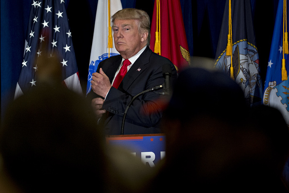 Presumptive Republican Presidential Nominee Donald Trump Gives Speech On Veterans Reform