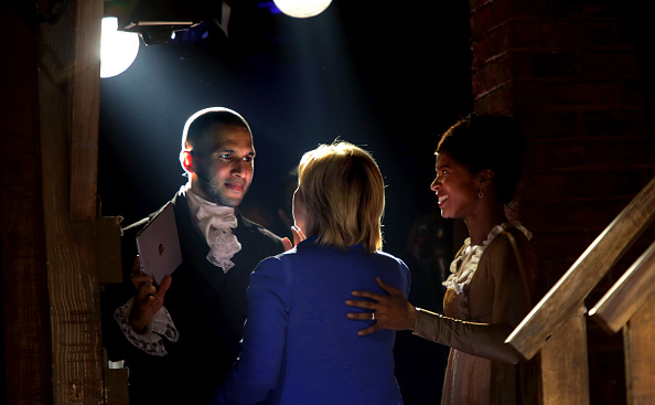 Hillary Clinton Attends Special Performance Of "Hamilton" For Hillary Victory Fund