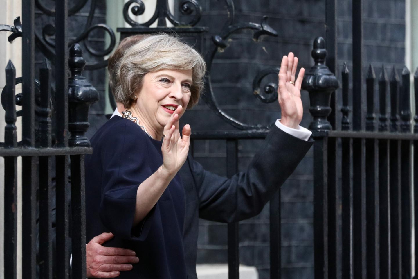 U.K. Prime Minister Theresa May Makes Her First Statement As The Country's New Leader