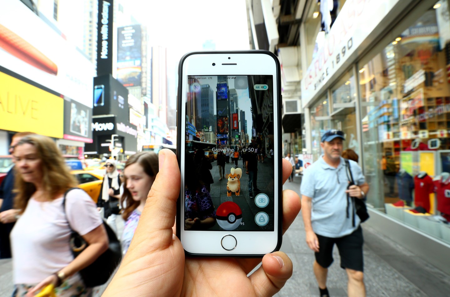 Pokemon GO game in New York