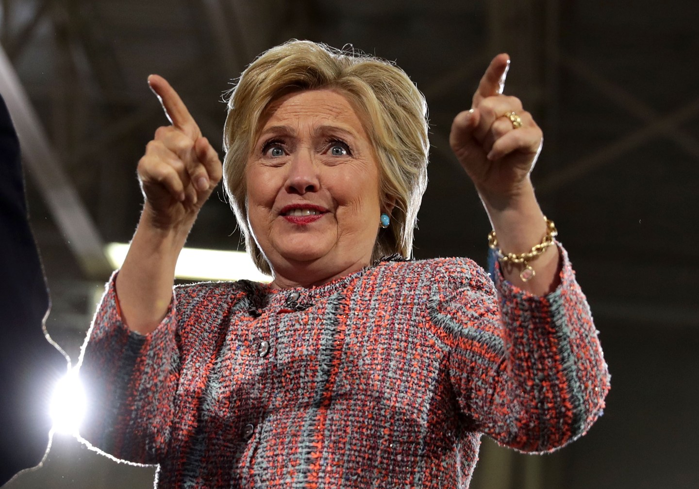 Hillary Clinton Campaigns With Tim Kaine In Virginia