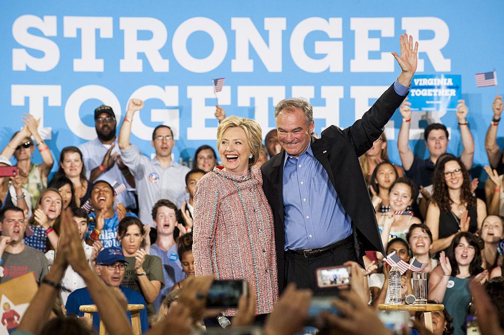 Presumptive Democratic Presidential Nominee Hillary Clinton Campaigns With Senator Tim Kaine