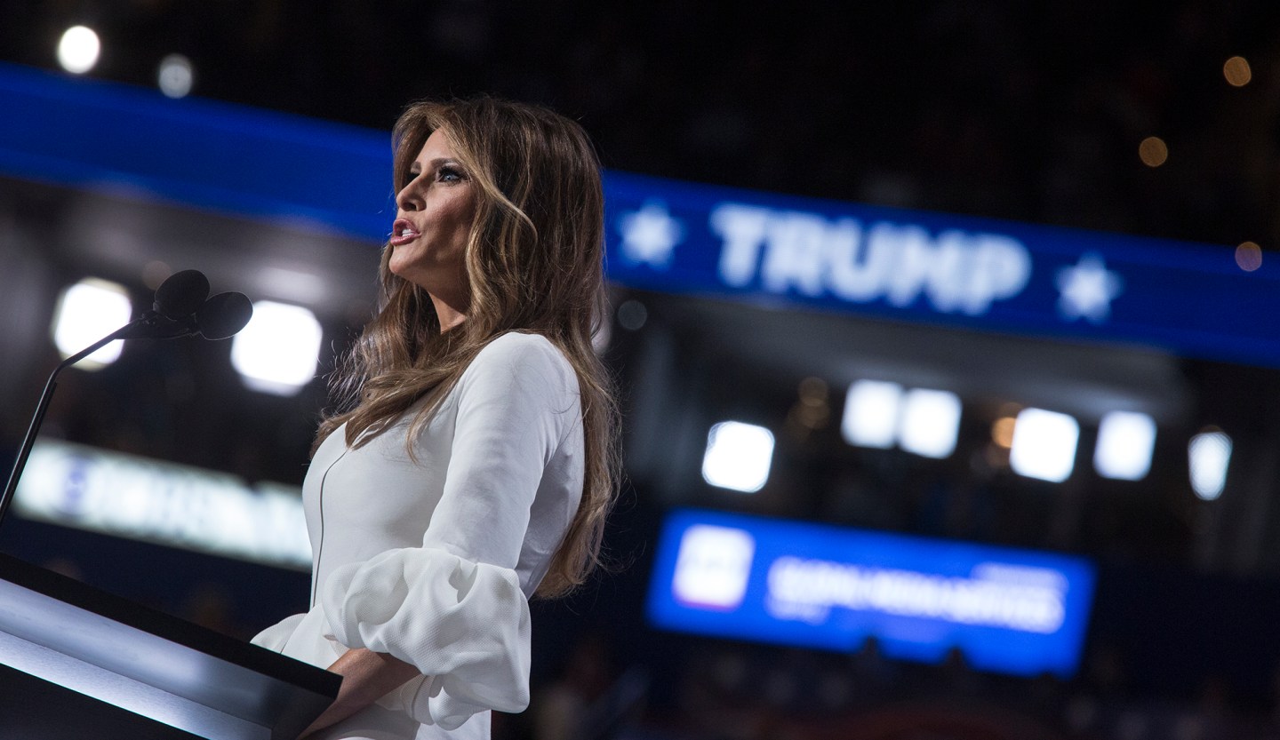 Melania Trump Speaks At Republican Convention