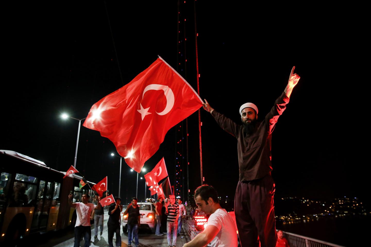 Turkey stand against failed military coup attempt